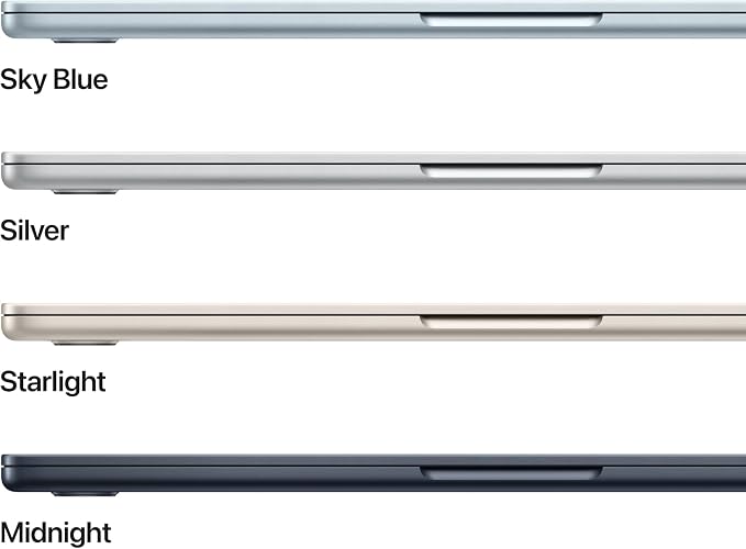 Apple 2026 MacBook Air 13-inch Laptop with M5 chip: Built for AI, 13.6-inch Liquid Retina Display, 16GB Unified Memory, 512GB SSD, 12MP Center Stage Camera, Touch ID, Wi-Fi 7; Midnight