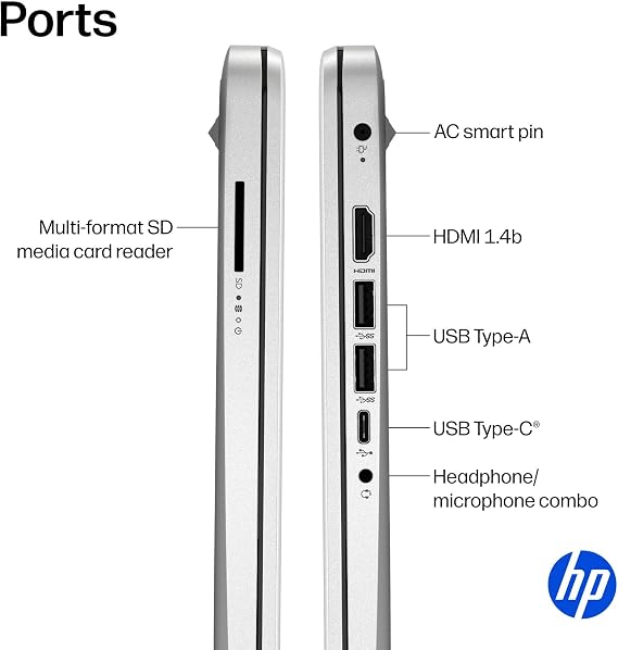 HP 2026 Everyday Laptop, Intel CPU, 128GB Storage, Copilot AI, Office 365
